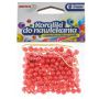 Koraliki plastikowe Brewis 8mm, Czerwone - 3